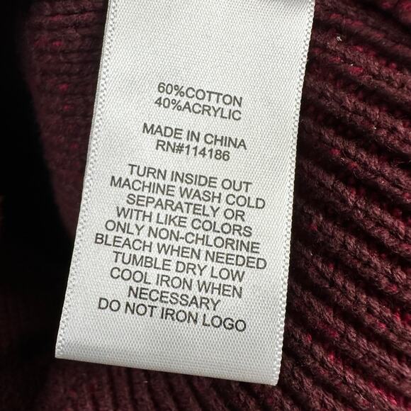 Frye & Co Womens size Large Braided Cable Knit Sweater Western Country Cowgirl - Picture 9 of 9